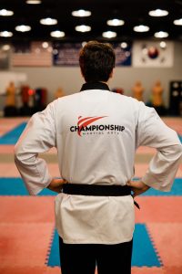 Adult CMA student in uniform